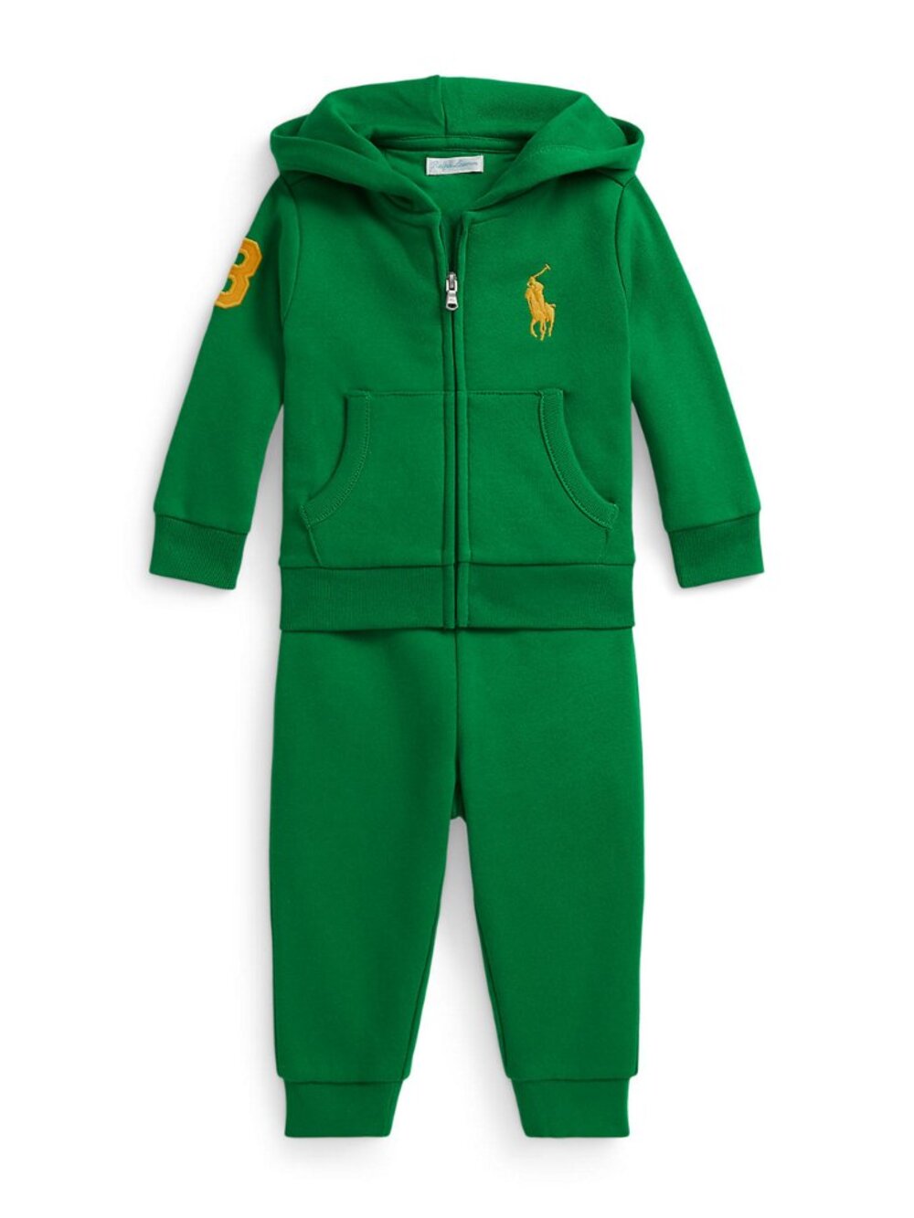 Polo Ralph Lauren Baby Boys' Big Pony Fleece Hoodie and Jogger Pants,2-Piece Set